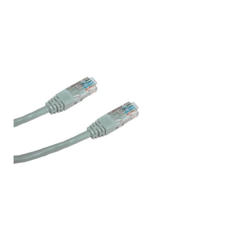 LAN KÁBEL DATACOM 5m Patch kábel UTP cat.5e šedý