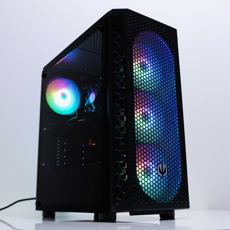 Herný PC RGB - Ryzen 5, 32GB RAM, Radeon RX 6600